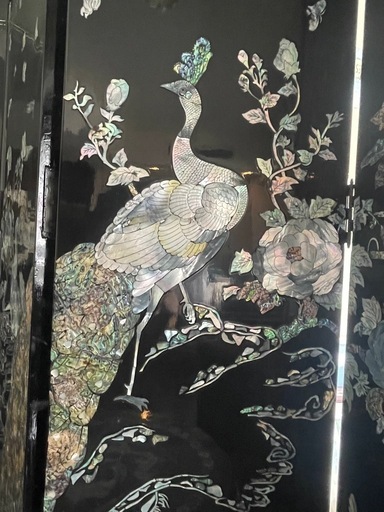 テーブル・衝立(屏風)セット