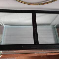 ９０センチ水槽 ガラス水槽　鈴木製作所　幅90奥行き45高さ45...