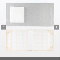 ち*ろ様 ほぼ未使用　5/10まで　無印　脚付マットレス　ポケットコイル　ダブル 期間限定‼︎無印脚付マットレス ポケットコイル