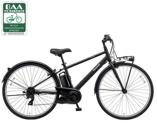 【期間限定価格】　ベロスター　2022　Panasonic 電動アシスト自転車　スポーツタイプ　クロスバイク　黒　ブラック