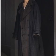 YOKE 21AW Reversible TrenchCoat CHARCOALの画像