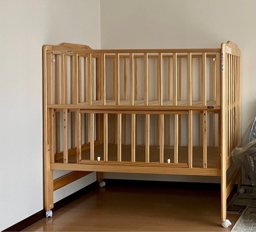 [取引完了] Katoji ハイシートベビーベッド 敷布団とカバー 防水パッド