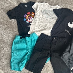Tシャツ 半袖 短パン 夏服 男の子 100-120cmの画像