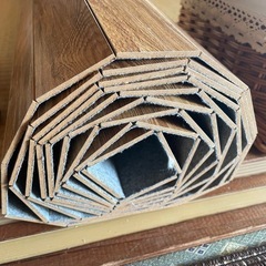 【フローリングカーペット】【ウッドカーペット】 ６畳用  ヴィンテージブラウンの画像