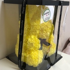 rosebear36 イエロー ローズベアー ケース付 プレゼントやお祝い事にの画像