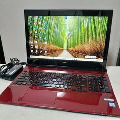 綺麗なクリスタルレッド　NEC　15インチ　core i5　8G...