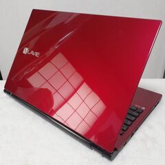 【お取引中です】綺麗なクリスタルレッド　NEC　15インチ　core i5　8GB　SSD　カメラ　Wi-Fi　Bluetooth　ブルーレイ　テンキー　Microsoft Office2021　Windows11の画像