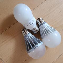 LED電球、蛍光灯電球 3個セット
