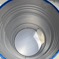 ドラム缶 焼却炉加工済み 200L 廃材燃やし ゴミ処分の画像