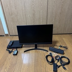 モニター　DVDデッキ　スピーカーセット