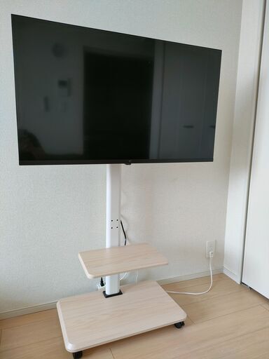 Amazon.co.jp: PETOOP テレビスタンド キャスター付き 木製 ハイ