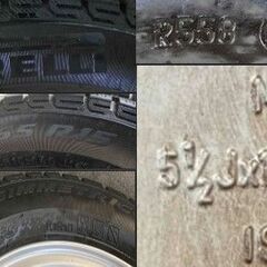 【引取限定】BMW MINIバリ山タイヤ＋純正ホイール4本セットPCD120 5.5Jオフセット45☆175/65/R15 ピレリPIRELLI☆アクア☆ヴィッツ☆ヤリス☆パッソ☆ルーミーの画像