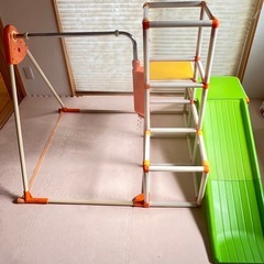 おりたたみロングスロープキッズパーク　鉄棒　ブランコ　ジャングル...