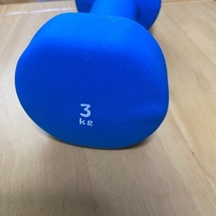 引き取り限定　ダンベル　3kg トレーニングの画像