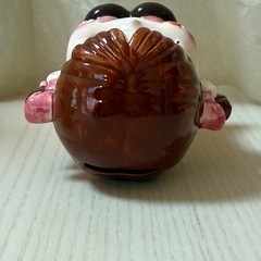 【レトロ】ペコちゃん　陶器　貯金箱の画像