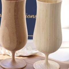 ビールグラス リヴェレット 木製 ビアグラス ペアセットの画像