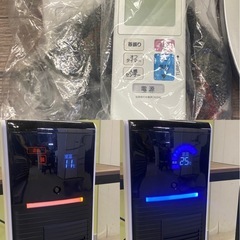 ◎ コイズミ　送風機能付きファンヒーター　ホット＆クール KHF-1225 リモコン付き　2022年製  動作確認済みの画像