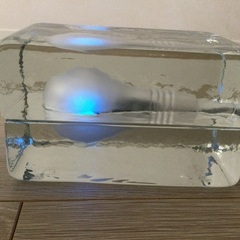 値下げ　ストックホルム　デザインハウス　ブロックランプ　間接照明　箱　電球付の画像