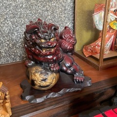 【昭和レトロ】獅子の置き物