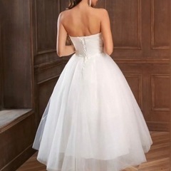 ウェディングドレス＆ベール２種セットの画像