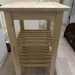 《受け渡し先決定》IKEA・ベクヴェーム　キッチンワゴン