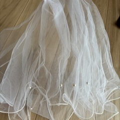 ウェディングドレス＆ベール２種セットの画像