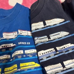 新幹線　プラレール  Tシャツ　トーマス　100 ５枚の画像