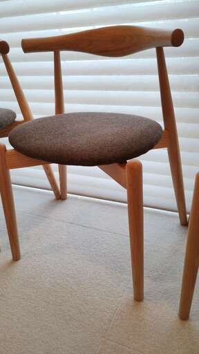 リプロダクト/CH20｜エルボーチェア ラウンド ファブリック2/4