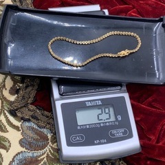 K18 テニスブレスレット　1ct　2.9g 約17cmの画像