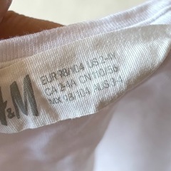 H&M 蝶々 Tシャツ ベビー キッズ 90 100の画像