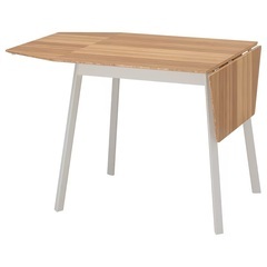 IKEAテーブル　折りたたみ　ドロップリーフテーブル