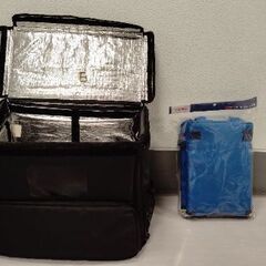 ウーバーバッグ+保冷バッグ(サーモス15L)の画像