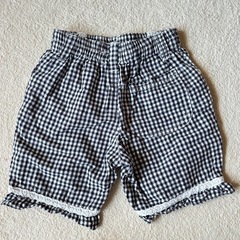 ベビー パンツ ギンガムチェック ショートパンツ 90cmの画像