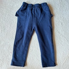 ベビー キッズ パンツ フリル付きデニム 90