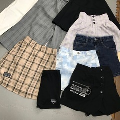 キッズ140㎝パンツスカートセット