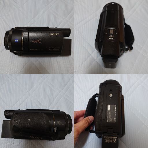 美品】SONY FDR-AX55 4K Handycam ソニー ビデオカメラ (TS
