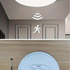 ペンダントライトと人感センサーLEDライトの画像