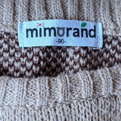 しまむら mimorand クオッカ ニット セーター 90の画像
