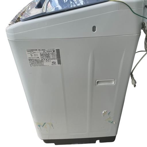 日立 全自動洗濯機ビートウォッシュ BW-7WV (uruuru) 甲子園口の 日立 全自動洗濯機ビートウォッシュ BW-7WV (uruuru) 甲子園口の