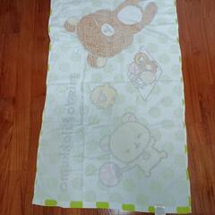 リラックマのバスタオルの画像