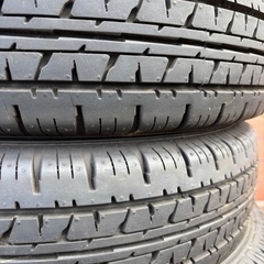 タイヤ、145R12、6PR、バリ溝、商談中。決まりました。の画像