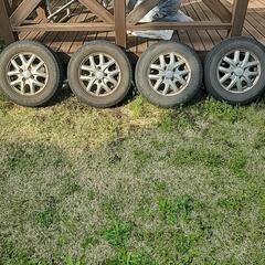 軽バン用アルミホイール付き夏タイヤ