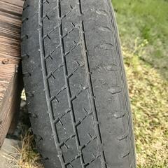 軽バン用アルミホイール付き夏タイヤの画像
