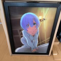 リゼロ 3Dアートパネル＆クッションの画像