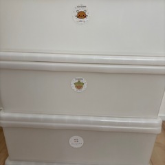 【あげます】衣装ケース 引き出し収納 クリアケース 3段の画像