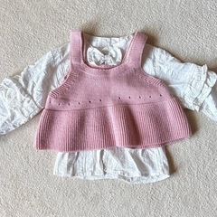 ベビー キッズ ビスチェ ブラウス セット 100サイズ