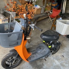 不動車　鍵有りスズキ　チョイノリ　原付　バイク　50cc  車体　本体