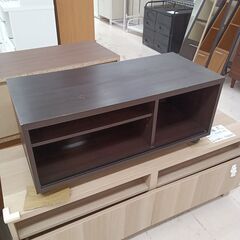 ★ジモティ割あり★  TV台 ブラウン W80×D35×H34 ...