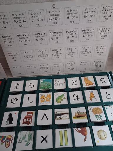 プレイシート家庭保育園マグネットシート図形かずひらがな (ま