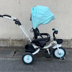 【福岡県筑後市にて引取り限定】子供用三輪車 BTM カバー付き ...